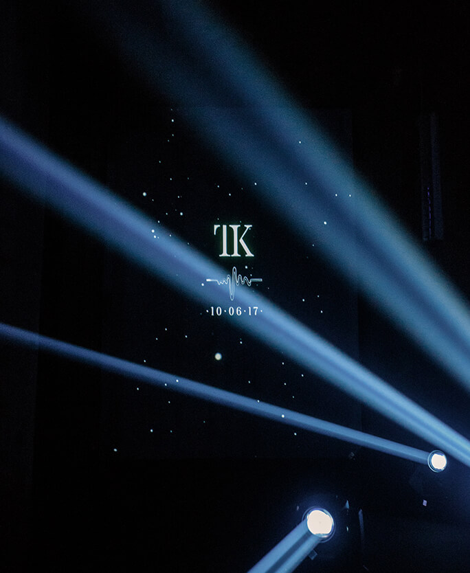 Проекционное шоу на свадебной церемонии